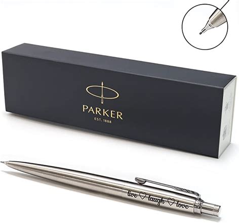 Personalized Custom Parker Jotter SS Pencil + Gift 